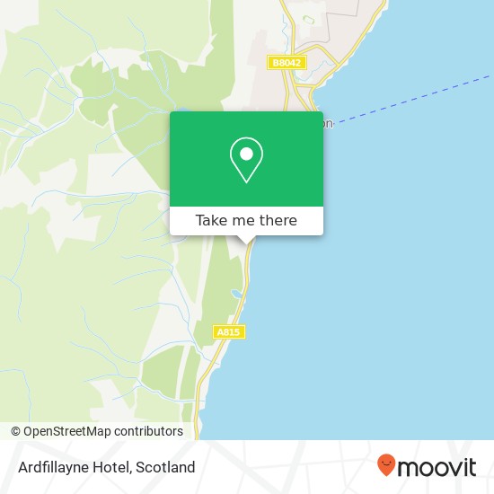 Ardfillayne Hotel map