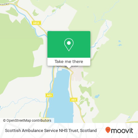 Scottish Ambulance Service NHS Trust map