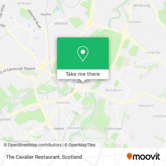 The Cavalier Restaurant map