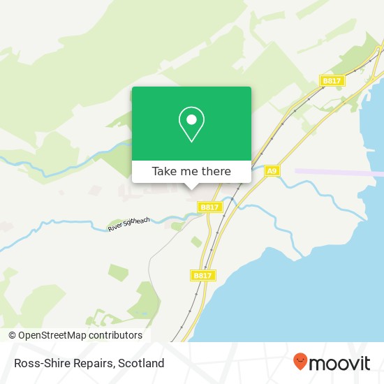 Ross-Shire Repairs map