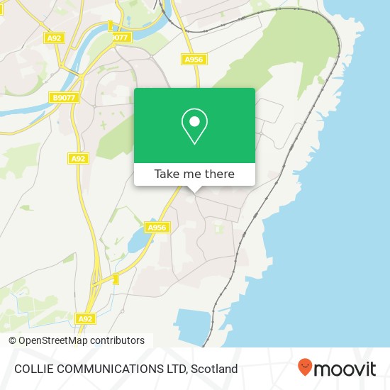 COLLIE COMMUNICATIONS LTD map