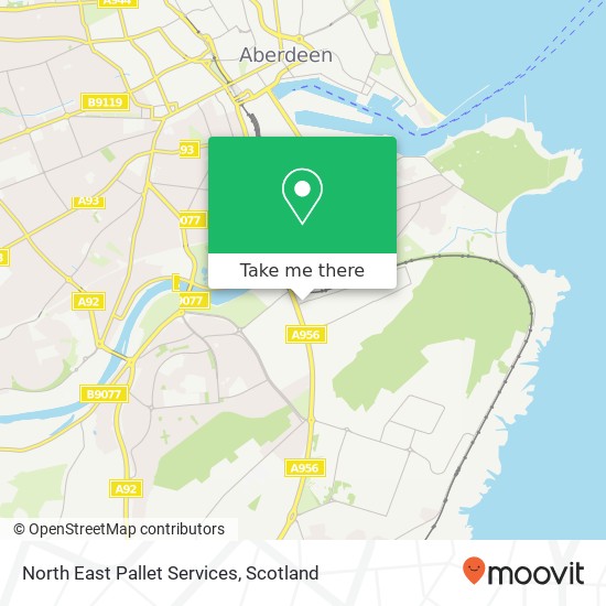 North East Pallet Services map