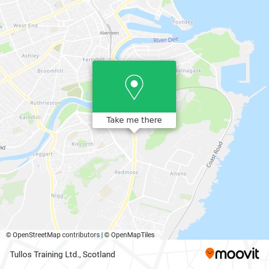 Tullos Training Ltd. map