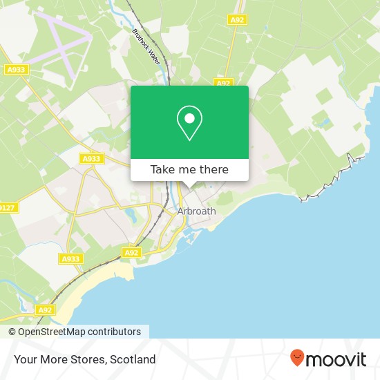 Your More Stores map