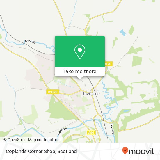 Coplands Corner Shop map