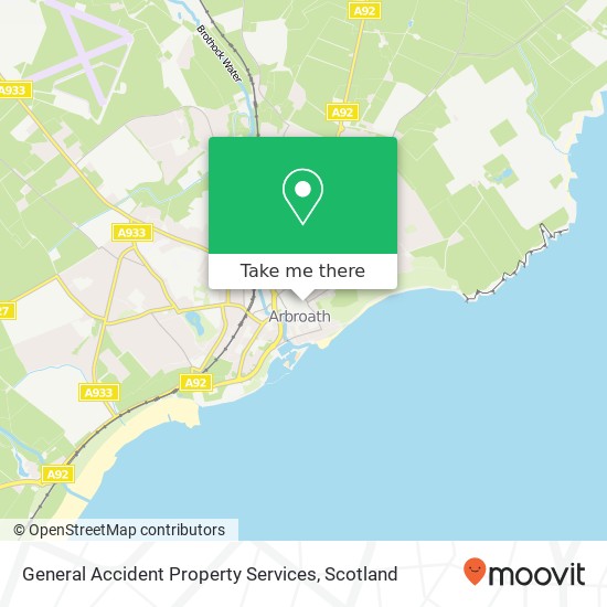 General Accident Property Services map