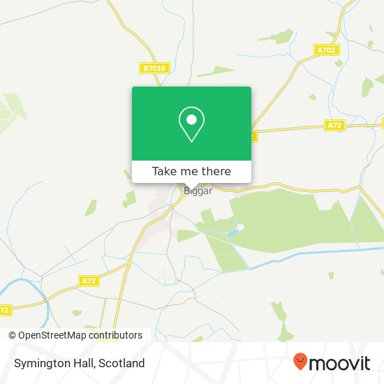 Symington Hall map
