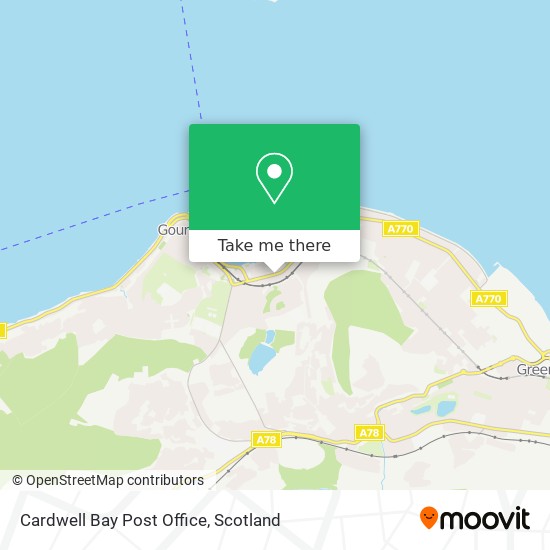 Cardwell Bay Post Office map