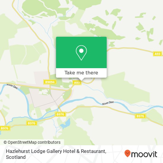 Hazlehurst Lodge Gallery Hotel & Restaurant map