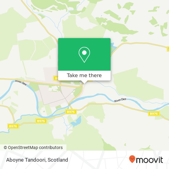 Aboyne Tandoori map