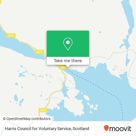 Harris Council for Voluntary Service map