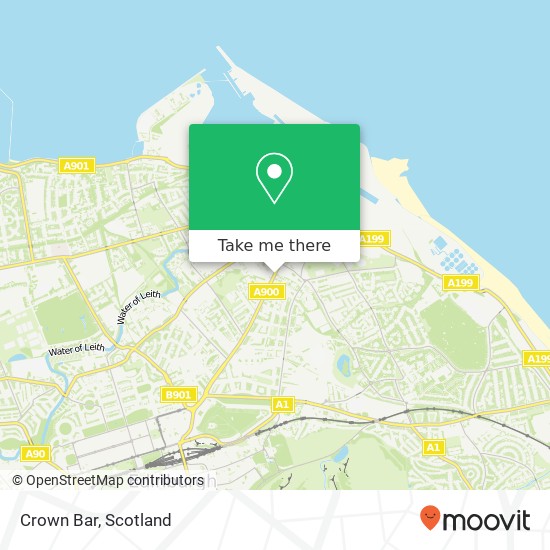 Crown Bar map