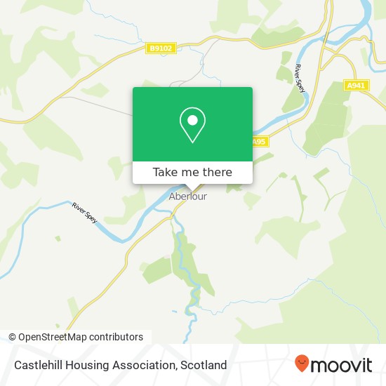 Castlehill Housing Association map