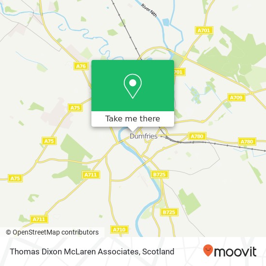 Thomas Dixon McLaren Associates map