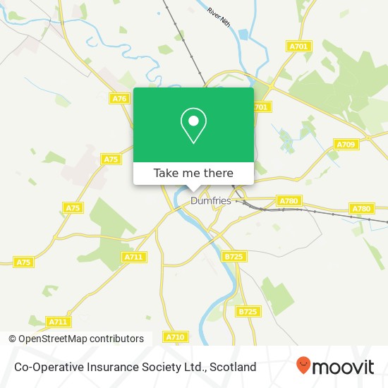 Co-Operative Insurance Society Ltd. map