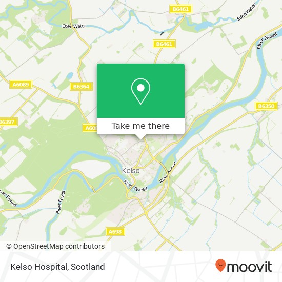 Kelso Hospital map