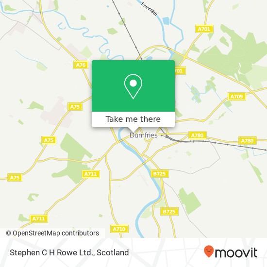 Stephen C H Rowe Ltd. map