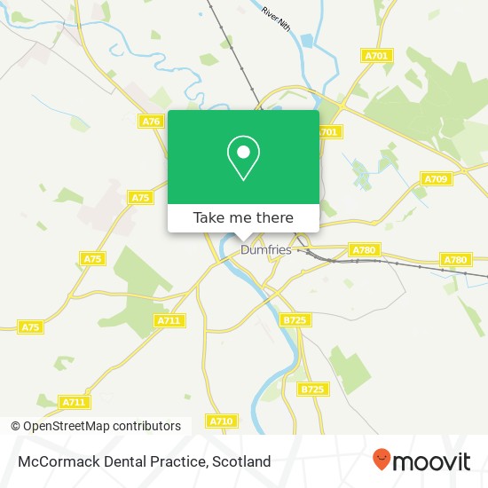 McCormack Dental Practice map