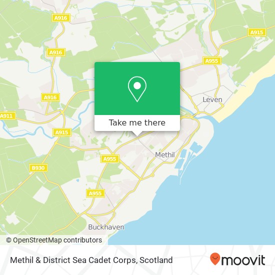 Methil & District Sea Cadet Corps map