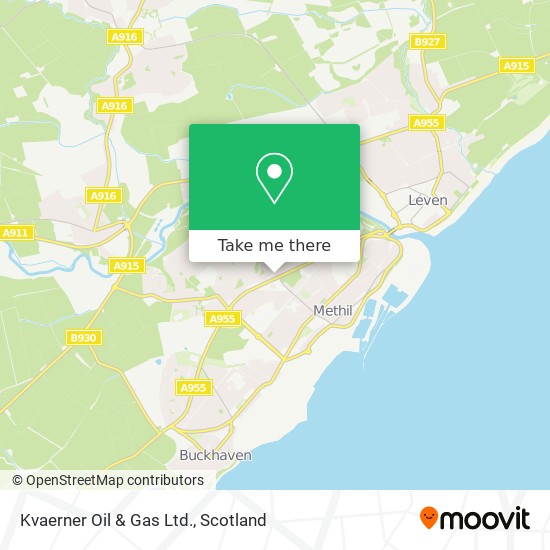 Kvaerner Oil & Gas Ltd. map