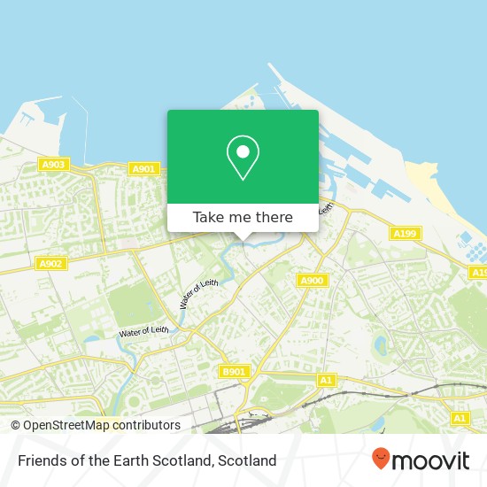 Friends of the Earth Scotland map