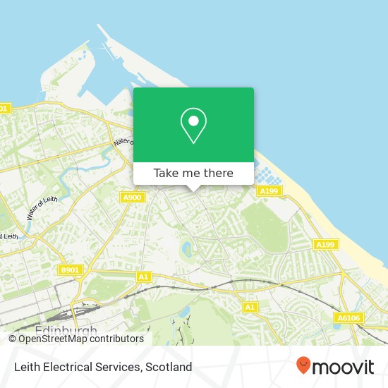 Leith Electrical Services map