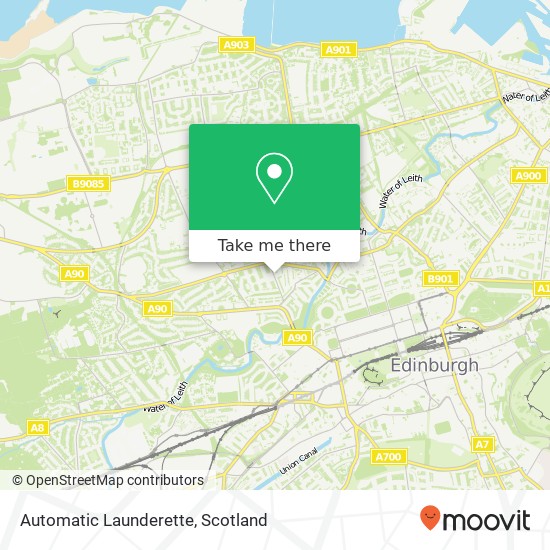 Automatic Launderette map