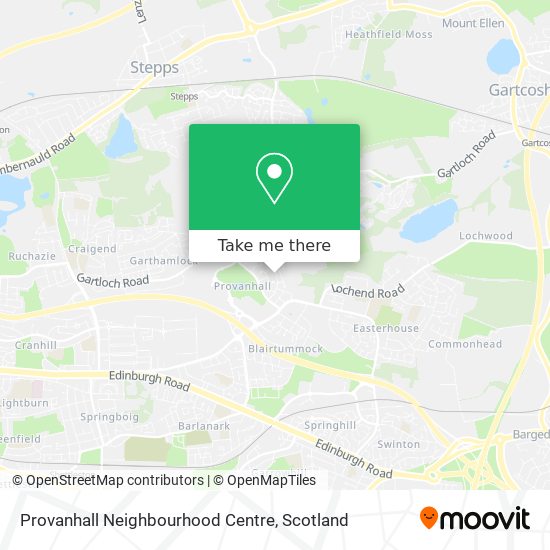 Provanhall Neighbourhood Centre map