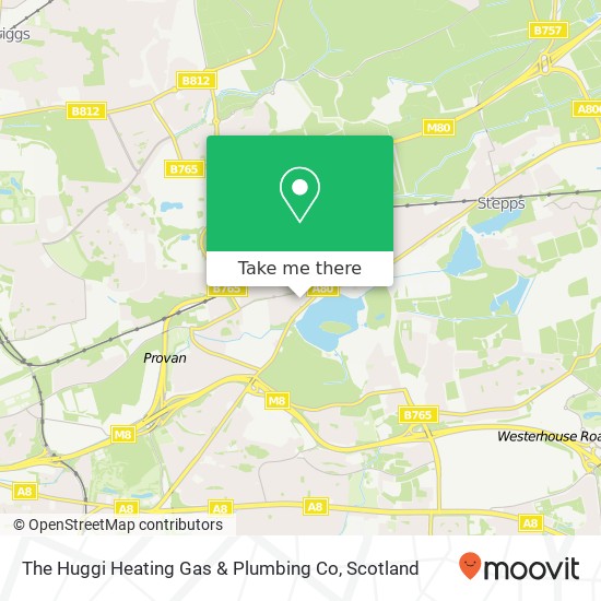 The Huggi Heating Gas & Plumbing Co map
