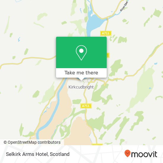 Selkirk Arms Hotel map