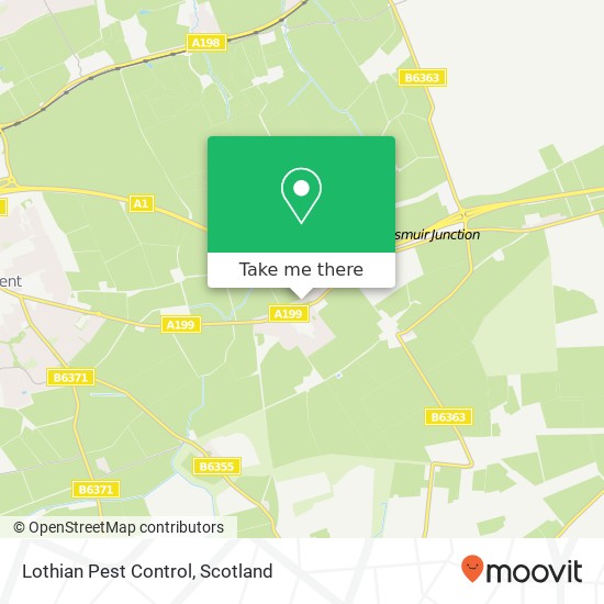Lothian Pest Control map