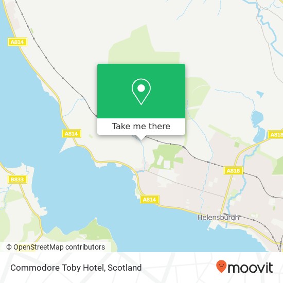 Commodore Toby Hotel map
