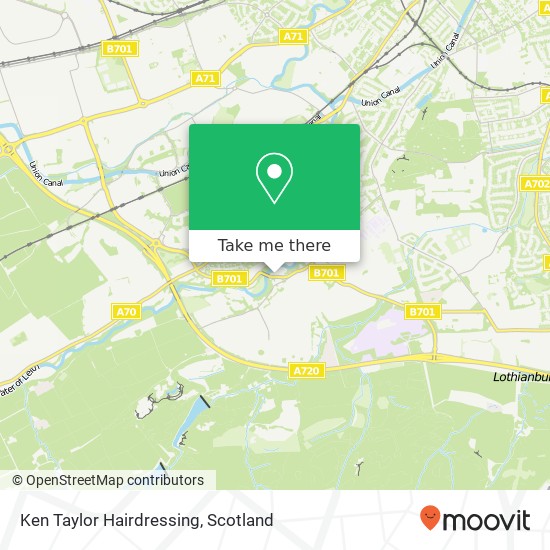 Ken Taylor Hairdressing map