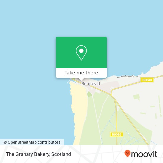 The Granary Bakery map