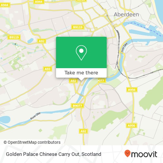 Golden Palace Chinese Carry Out map