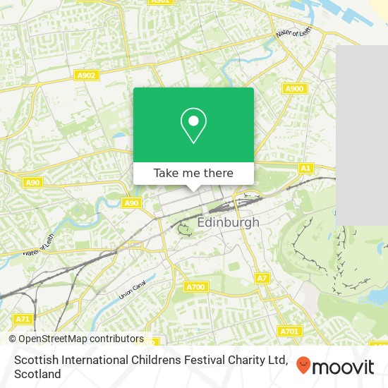 Scottish International Childrens Festival Charity Ltd map