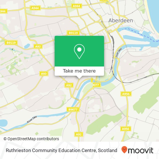 Ruthrieston Community Education Centre map