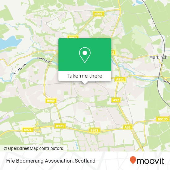 Fife Boomerang Association map