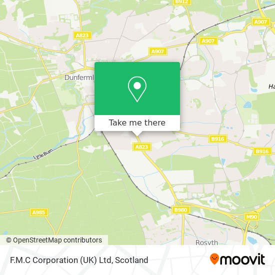 F.M.C Corporation (UK) Ltd map