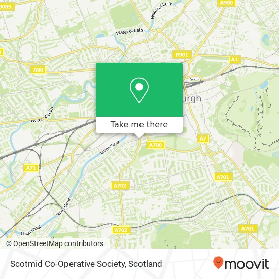 Scotmid Co-Operative Society map