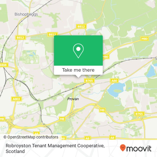 Robroyston Tenant Management Cooperative map