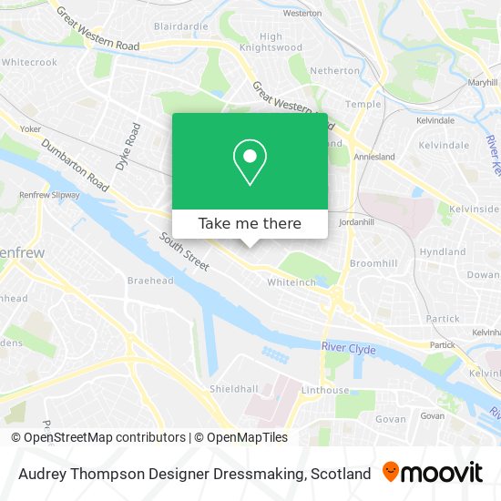 Audrey Thompson Designer Dressmaking map