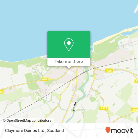 Claymore Dairies Ltd. map