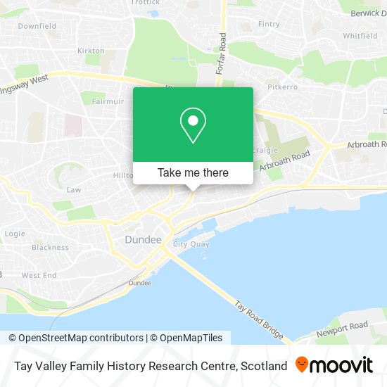 Tay Valley Family History Research Centre map