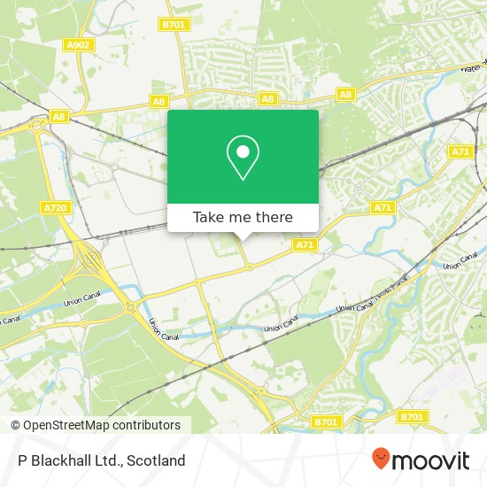 P Blackhall Ltd. map