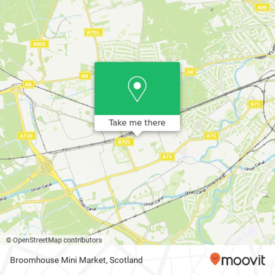 Broomhouse Mini Market map
