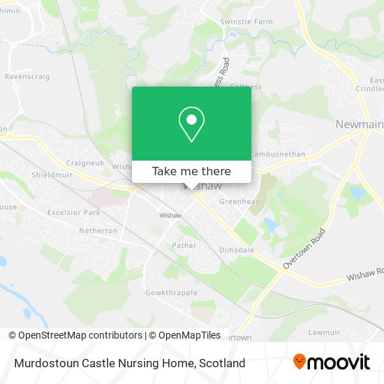 Murdostoun Castle Nursing Home map