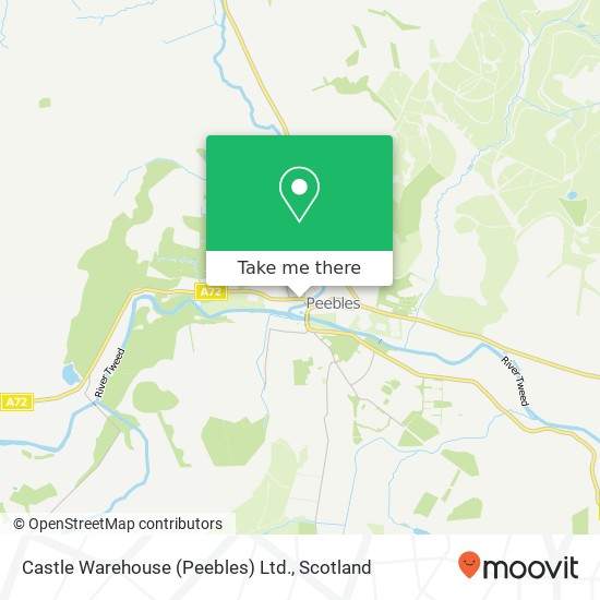 Castle Warehouse (Peebles) Ltd. map