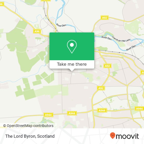 The Lord Byron map