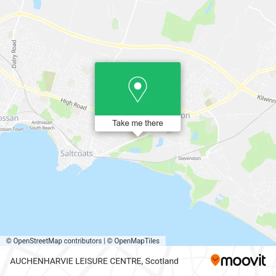 AUCHENHARVIE LEISURE CENTRE map